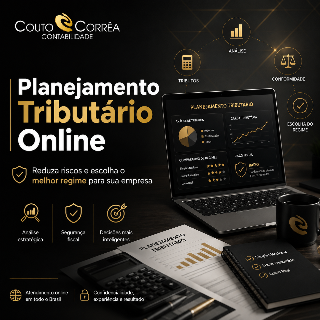 Planejamento tributário online Reduza riscos e escolha o melhor regime para sua empresa