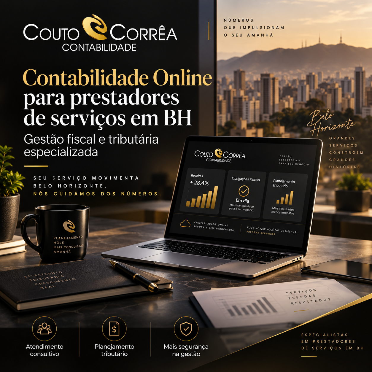 Contabilidade Online para prestadores de serviços em BH Gestão fiscal e tributária especializada