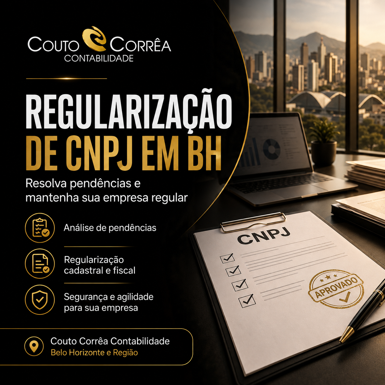 Regularização de CNPJ em BH resolva pendências e mantenha sua empresa regular